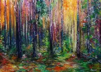 Fairy Tale Forest — original oil painting by Volodymyr Myriyevskyy