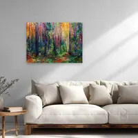 Fairy Tale Forest — original impressionist oil painting by Volodymyr Myriyevskyy, 70 × 50 cm (28″ × 20″) — photo 2