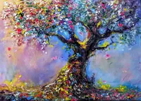 Tree of Life — original oil painting by Volodymyr Myriyevskyy