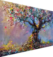 Tree of Life — original impressionist oil painting by Volodymyr Myriyevskyy, 70 × 50 cm (28″ × 20″) — photo 2