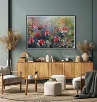 Red Poppies — original impressionist oil painting by Volodymyr Myriyevskyy, 60 × 40 cm (24″ × 16″) — photo 4