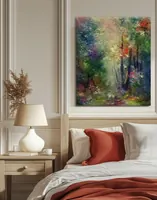 Magic forest — original impressionist oil painting by Volodymyr Myriyevskyy, 50 × 60 cm (20″ × 24″) — photo 6