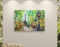 La Rambla, Columbus Monument (Barcelona) — original impressionist oil painting by Volodymyr Myriyevskyy, 70 × 50 cm (28″ × 20″) — photo 7