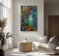 Forest Dream — original impressionist oil painting by Volodymyr Myriyevskyy, 40 × 60 cm (16″ × 24″) — photo 4