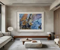 Harsh Adventures, Yellow Oilskins — original impressionist oil painting by Volodymyr Myriyevskyy, 70 × 50 cm (28″ × 20″) — photo 4