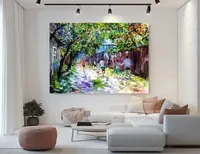 Childhood memories — original impressionist oil painting by Volodymyr Myriyevskyy, 70 × 50 cm (28″ × 20″) — photo 2