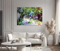 Childhood memories — original impressionist oil painting by Volodymyr Myriyevskyy, 70 × 50 cm (28″ × 20″) — photo 6