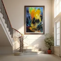 Four Horsemen of the Apocalypse — original impressionist oil painting by Volodymyr Myriyevskyy, 40 × 60 cm (16″ × 24″) — photo 2