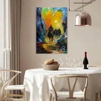 Four Horsemen of the Apocalypse — original impressionist oil painting by Volodymyr Myriyevskyy, 40 × 60 cm (16″ × 24″) — photo 4