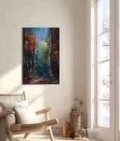 Night Wanderers — original impressionist oil painting by Volodymyr Myriyevskyy, 40 × 60 cm (16″ × 24″) — photo 3