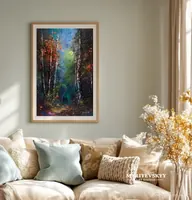 Night Wanderers — original impressionist oil painting by Volodymyr Myriyevskyy, 40 × 60 cm (16″ × 24″) — photo 4