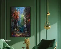 Night Wanderers — original impressionist oil painting by Volodymyr Myriyevskyy, 40 × 60 cm (16″ × 24″) — photo 5