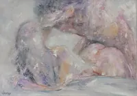 Passion of love — original oil painting by Volodymyr Myriyevskyy