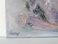 Passion of love — original impressionist oil painting by Volodymyr Myriyevskyy, 70 × 50 cm (28″ × 20″) — photo 2