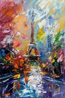 Paris, the City of Lights — original oil painting by Volodymyr Myriyevskyy