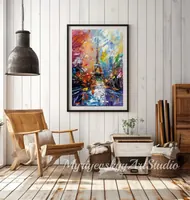 Paris, the City of Lights — original impressionist oil painting by Volodymyr Myriyevskyy, 40 × 60 cm (16″ × 24″) — photo 2