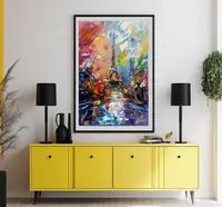 Paris, the City of Lights — original impressionist oil painting by Volodymyr Myriyevskyy, 40 × 60 cm (16″ × 24″) — photo 3