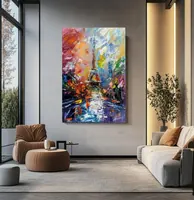 Paris, the City of Lights — original impressionist oil painting by Volodymyr Myriyevskyy, 40 × 60 cm (16″ × 24″) — photo 5