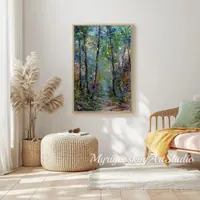 Path to a forest fairy tale — original impressionist oil painting by Volodymyr Myriyevskyy, 40 × 60 cm (16″ × 24″) — photo 5