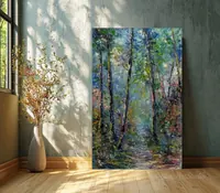 Path to a forest fairy tale — original impressionist oil painting by Volodymyr Myriyevskyy, 40 × 60 cm (16″ × 24″) — photo 6