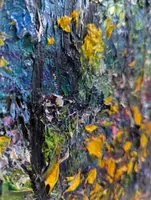 Colors of the Forest — original impressionist oil painting by Volodymyr Myriyevskyy, 50 × 70 cm (20″ × 28″) — photo 5