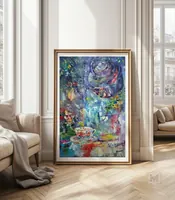 Pouring tea into cup — original impressionist oil painting by Volodymyr Myriyevskyy, 40 × 60 cm (16″ × 24″) — photo 4