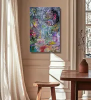 Pouring tea into cup — original impressionist oil painting by Volodymyr Myriyevskyy, 40 × 60 cm (16″ × 24″) — photo 5