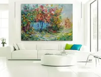 Countryside Landscape — original impressionist oil painting by Volodymyr Myriyevskyy, 70 × 50 cm (28″ × 20″) — photo 6