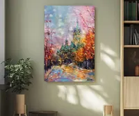 Golden Moment — original impressionist oil painting by Volodymyr Myriyevskyy, 40 × 60 cm (16″ × 24″) — photo 5