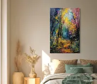 Dream Path — original impressionist oil painting by Volodymyr Myriyevskyy, 40 × 60 cm (16″ × 24″) — photo 4