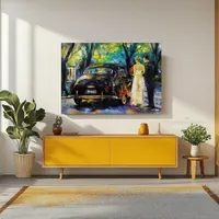 Classic Elegance — original impressionist oil painting by Volodymyr Myriyevskyy, 70 × 50 cm (28″ × 20″) — photo 2