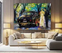 Classic Elegance — original impressionist oil painting by Volodymyr Myriyevskyy, 70 × 50 cm (28″ × 20″) — photo 3