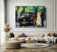 Classic Elegance — original impressionist oil painting by Volodymyr Myriyevskyy, 70 × 50 cm (28″ × 20″) — photo 5