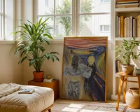 RESERVED - Scream print for Afton — fine art print of an original painting by Volodymyr Myriyevskyy, 61 × 91 cm (24″ × 36″) — photo 4
