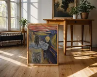 RESERVED - Scream print for Afton — fine art print of an original painting by Volodymyr Myriyevskyy, 61 × 91 cm (24″ × 36″) — photo 6