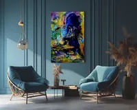 Mystical Alchemist — original impressionist oil painting by Volodymyr Myriyevskyy, 40 × 60 cm (16″ × 24″) — photo 2