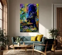 Mystical Alchemist — original impressionist oil painting by Volodymyr Myriyevskyy, 40 × 60 cm (16″ × 24″) — photo 3