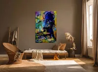 Mystical Alchemist — original impressionist oil painting by Volodymyr Myriyevskyy, 40 × 60 cm (16″ × 24″) — photo 4