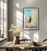 In the Arms of an Angel — original impressionist oil painting by Volodymyr Myriyevskyy, 40 × 60 cm (16″ × 24″) — photo 4