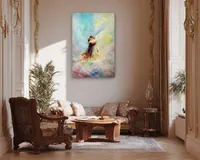 In the Arms of an Angel — original impressionist oil painting by Volodymyr Myriyevskyy, 40 × 60 cm (16″ × 24″) — photo 6