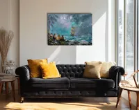 Chronicles of Pirate Adventures — original impressionist oil painting by Volodymyr Myriyevskyy, 70 × 50 cm (28″ × 20″) — photo 5